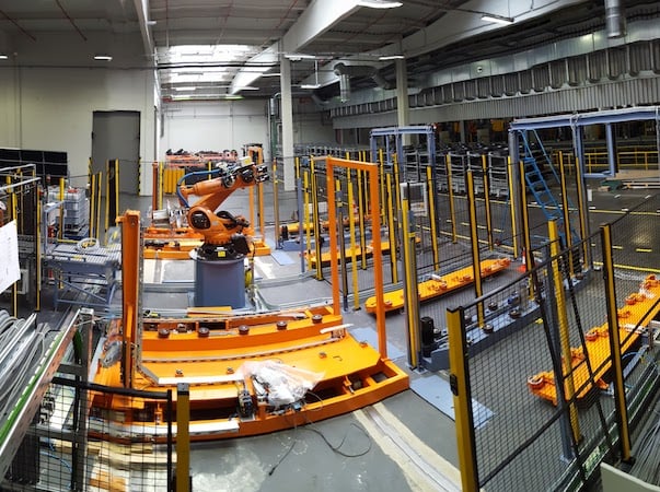 Maschinenübersiedlung