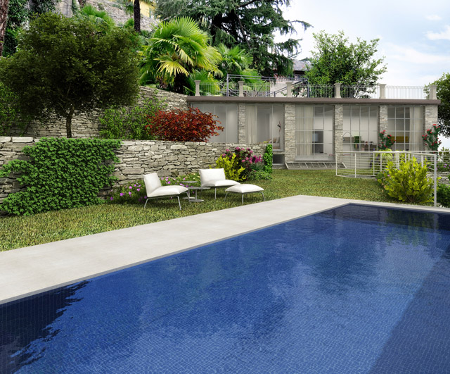 Privates Haus<br>
Standort: Como, Italien<br>
Tipo: Vorentwurf<br>
